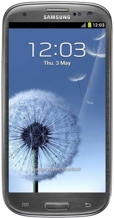 Смартфон Samsung Galaxy S3 GT-I9300 16Gb Titanium grey - Фролово
